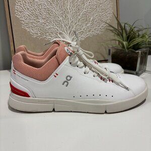 On Running: The Roger Advantage Olympic White Rose Shoes